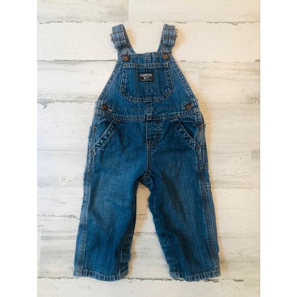 Vintage OshKosh B’Gosh Denim Overalls 12m - Picture 1 of 3
